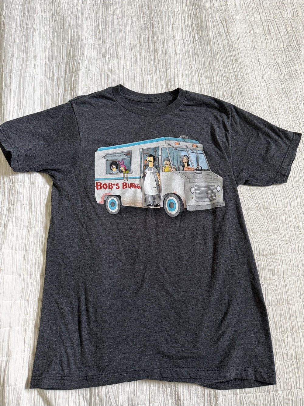Men's Bob’s Burgers Charcoal Graphic Tee